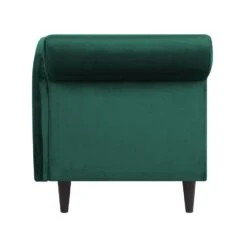 LUIRO - Chaise Longue - Groen - Linkerzijde - Fluweel -LeenBakker Winkel 5836a14ddb904842a0e523db43d94b59