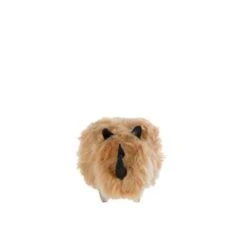 Beliani Dierenhocker WOOLLY - Beige Nepbont -LeenBakker Winkel 584760feab1d4e1a8fe14ed9041b8496