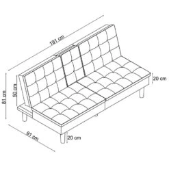 Maine - Slaapbank In Antraciet Ribstof -LeenBakker Winkel 58848e6f8e924086ae7a26c7e1bc083e