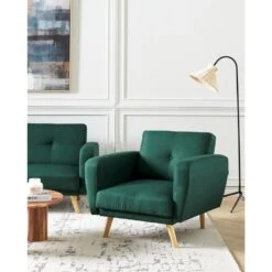 FLORLI - Fauteuil - Groen - Polyester 14 FLORLI - Fauteuil - Groen - Polyester -LeenBakker Winkel 58f88345abc34df48f2e52bb61209899