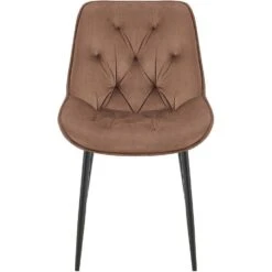 CLP Set Van 2 Eetkamerstoel Wallace Zwart Frame - Fluweel - Bruin 12 CLP Set Van 2 Eetkamerstoel Wallace Zwart Frame - Fluweel - Bruin -LeenBakker Winkel 5912ddf72a064402a35b29e36598c9c1