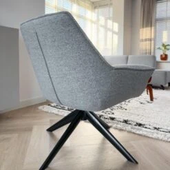 DS4U - Miron Draaifauteuil - Grijs -LeenBakker Winkel 5934d717f2f84f13b3206b74df75cec8