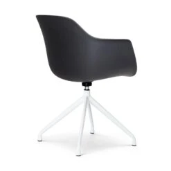 Nolon Nola-Liz Eetkamerstoel Zwart - Lichtgrijs - Draaibaar - Wit -LeenBakker Winkel 59604b2bbd904ec98808d350b4a1c489