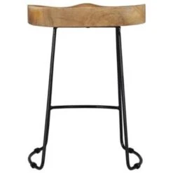 VidaXL - Barstoel - Bruin - Hout - 46 X 38 X 52 Cm - 2 Stuks -LeenBakker Winkel 596eaebcac68493ba220c3682b2d79cc