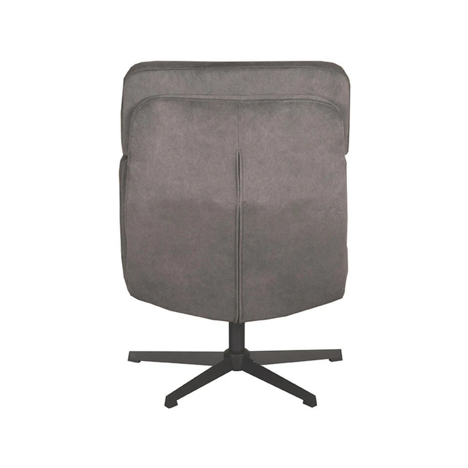 LABEL51 Fauteuil Alvar - Antraciet - Cosmo - 57x53x83 Cm 6 LABEL51 Fauteuil Alvar - Antraciet - Cosmo - 57x53x83 Cm - Afbeelding 4