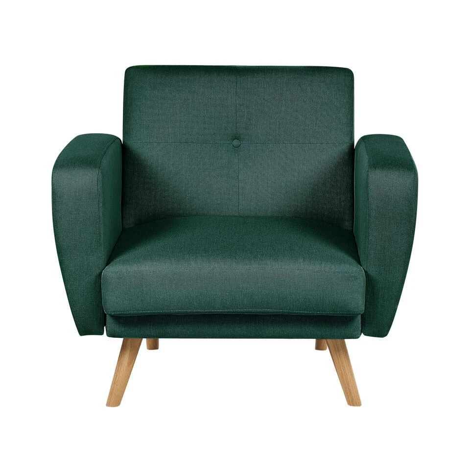 FLORLI - Fauteuil - Groen - Polyester 8 FLORLI - Fauteuil - Groen - Polyester - Afbeelding 6