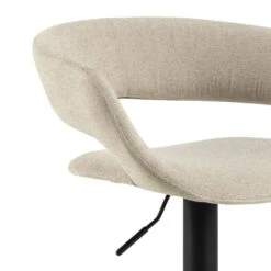 Barkruk Bruin Stof - Zithoogte 80cm - 54,5x49x101cm - Nexus - Set Van 2 -LeenBakker Winkel 5bb08ddff7974818a38f305da4463e0c