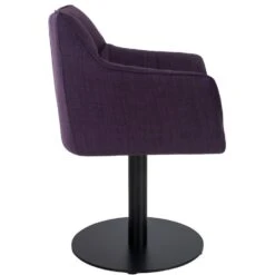 CLP Lounger Damaso Zwart Frame - Stof - Purper -LeenBakker Winkel 5be462c60a8a4f329585aa4471bada91