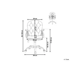 Beliani Bureaustoel PRINCESS - Roze Fluweel -LeenBakker Winkel 5c49403c36da41e19623af1d7b2017da 1