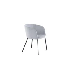 Svea - Tiro Eetkamerstoel - Velvet - Grijs -LeenBakker Winkel 5c51fd93a049491fb5e6a88de6c9bfb7