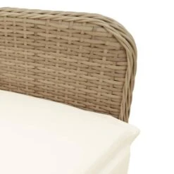 VidaXL - Verstelbare Tuinstoel Met Kussens - Beige - Poly Rattan -LeenBakker Winkel 5c8585158f354b3fa10765da6a786148