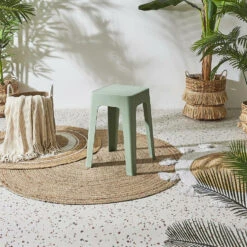 Home Deco Factory Zit Krukje/stoel - Groen - D34 X H47 Cm 8 Home Deco Factory Zit Krukje/stoel - Groen - D34 X H47 Cm -LeenBakker Winkel 5d0971024464458185df990cd390766e