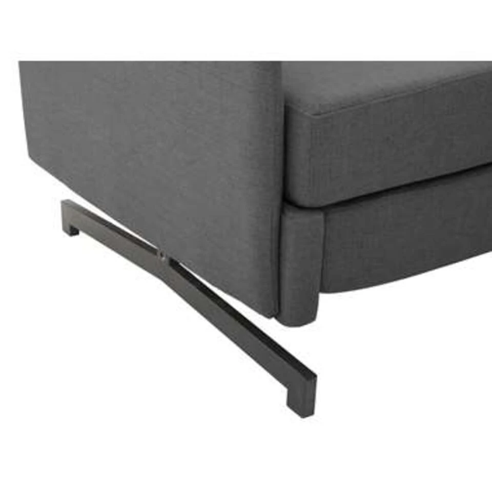 Beliani Tweezitsbank - BELFAST Grijs Polyester 4 Beliani Tweezitsbank - BELFAST Grijs Polyester - Afbeelding 2