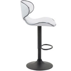 CLP Set Van 2 Barkruk Las Vegas V2 Zwart Frame - Kunstleer - Wit -LeenBakker Winkel 5dd62bfcd0af436284e02b023e8ebb99