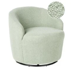 DAVIK - Fauteuil - Lichtgroen - Bouclé 9 DAVIK - Fauteuil - Lichtgroen - Bouclé -LeenBakker Winkel 5dd9c2b6d0884da2b8a5bbd92a9192b7