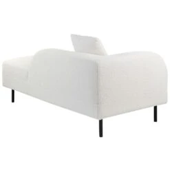 LE CRAU - Chaise Longue - Wit - Linkerzijde - Polyester -LeenBakker Winkel 5e018ea4469946cfb0cfd7496c217d73