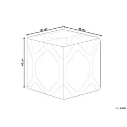 Beliani Poef ROJHAN - Beige Katoen -LeenBakker Winkel 5e2f5e0e4793430eb135d4ab0f8f051b