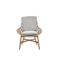 Castello Lounge Fauteuil - Light Teak Look - Natural Rotan-merino Sand -LeenBakker Winkel 5e9a25165ebe4917b84e6d708308a167