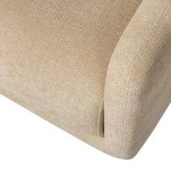 WOOOD Oscar Draaifauteuil - Chenille - Naturel - 64x78x79 -LeenBakker Winkel 5f87e3f83f0b49a09ef486756c81c4d5