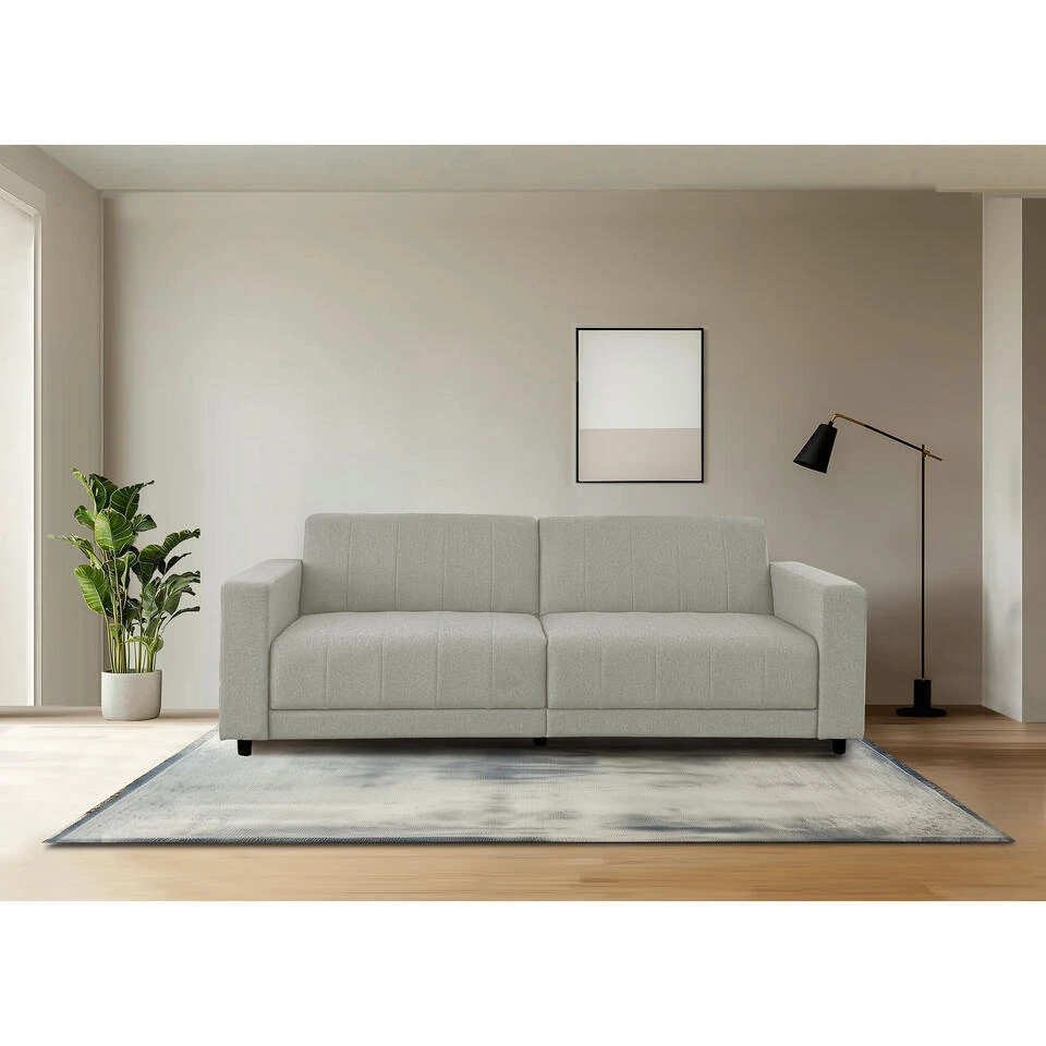 Allie II - Slaapbank 3-zits In Cappuccinokleurige Stof 7 Allie II - Slaapbank 3-zits In Cappuccinokleurige Stof - Afbeelding 5
