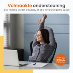 Goliving Ergonomisch Bureaustoel - Verstelbaar - Op Wieltjes - Zwart 12 Goliving Ergonomisch Bureaustoel - Verstelbaar - Op Wieltjes - Zwart -LeenBakker Winkel 6069758db575474b94c1cad2246f395f