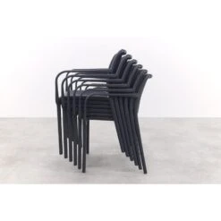 Stripe Stapelbare Tuinstoel - Antraciet 13 Stripe Stapelbare Tuinstoel - Antraciet -LeenBakker Winkel 609572f6dc6b4e118df33d59c8fdfb22