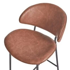 KIANA - Barkruk Set Van 2 - Bruin - Kunstleer -LeenBakker Winkel 60b55efe45074f76bd7557de7b8fd05e