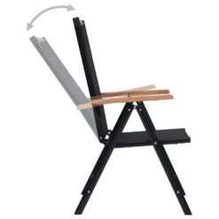 VidaXL - Tuinstoelen - Zwart - Aluminium En Textileen - 2 Stuks - Inklapbaar 16 VidaXL - Tuinstoelen - Zwart - Aluminium En Textileen - 2 Stuks - Inklapbaar -LeenBakker Winkel 617dc7bd783a4b7a92aab1d6591ee578