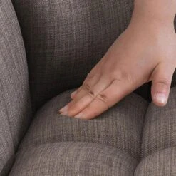 CLP Barkruk Damaso Zwart Frame - Stof - Grijs -LeenBakker Winkel 624eba1e4f9d459093d7d58246c4b448