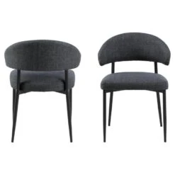 Eetkamerstoel Grijs - Zithoogte 47,5cm - Catania - Set Van 2 -LeenBakker Winkel 625baa8daa1940f8b74a30d419f74887