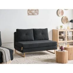 JERSLEV - 3-zits Slaapbank - Zwart - Stof -LeenBakker Winkel 6279ef29505f4c6483d0b40b6f4d2ba1