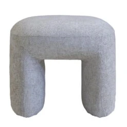 Poef Stof/Textiel Taupe - 47x42x42cm - Raven -LeenBakker Winkel 62e2c529757044978c3b6eabe5a2a780