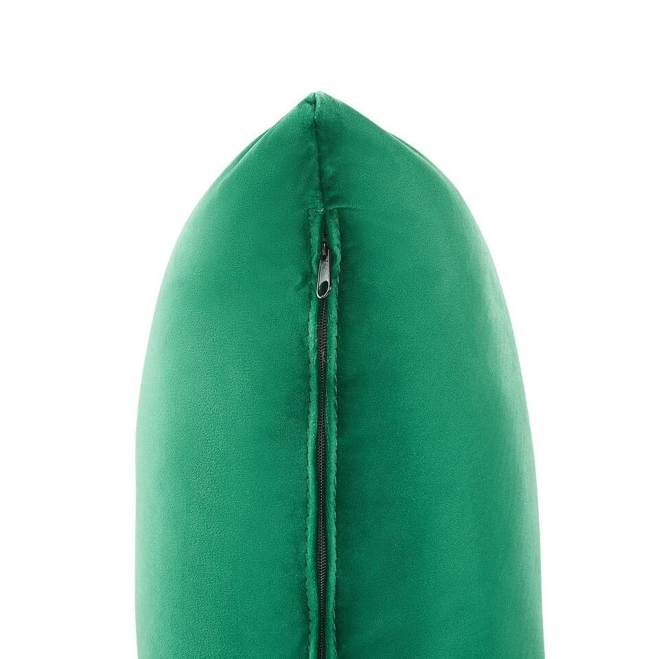 GUERET - Chaise Longue - Groen - Symmetrisch - Fluweel 11 GUERET - Chaise Longue - Groen - Symmetrisch - Fluweel - Afbeelding 9