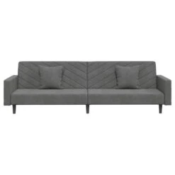 VidaXL - Slaapbank 2-zits - Donkergrijs - Fluweel - Met Kussens 17 VidaXL - Slaapbank 2-zits - Donkergrijs - Fluweel - Met Kussens -LeenBakker Winkel 64dde3750fda4b82bd38db2c9291462d