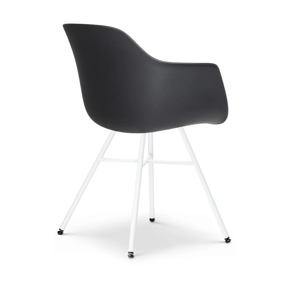 Nolon Noa-Liz Eetkamerstoel Zwart - Okergeel Kussen - Witte Poten 10 Nolon Noa-Liz Eetkamerstoel Zwart - Okergeel Kussen - Witte Poten - Afbeelding 8