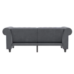 Felix - 3-zits Slaapbank In Antraciet Fluweel -LeenBakker Winkel 664eba6695b844e78e4d2875feb13d8e