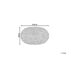 Beliani Poef DUKKI - Natuurlijk Jute -LeenBakker Winkel 67b47c05f541490faaa4f50aadd37caa