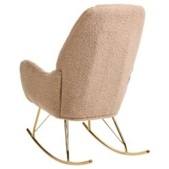 GULSELE - Schommelstoel - Beige - Bouclé -LeenBakker Winkel 69223ce1a4a94935b771276960f28bab