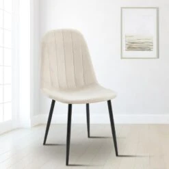 CLP Eetkamerstoel Baxter Zwart Frame - Metaal - Cremewit 11 CLP Eetkamerstoel Baxter Zwart Frame - Metaal - Cremewit -LeenBakker Winkel 69330bf3ae5d4e2fadedb26dccbd9552