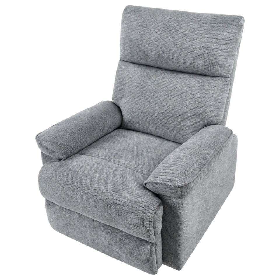 EVERTON - TV-fauteuil - Grijs - Polyester 11 EVERTON - TV-fauteuil - Grijs - Polyester - Afbeelding 9