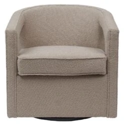 Fauteuil Bouclé Taupe - Zithoogte 46,5cm - 75x73x77cm -LeenBakker Winkel 6a16cc7bfa0a4709acf68374a8e1b724