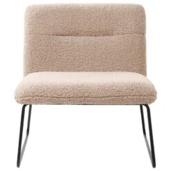COTULLA - Fauteuil - Beige - Bouclé 18 COTULLA - Fauteuil - Beige - Bouclé -LeenBakker Winkel 6a41a2b738914777889575ef40e64a74