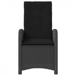 VidaXL - Verstelbare Tuinstoel Met Kussens - Zwart - Poly Rattan -LeenBakker Winkel 6ae27840d53b4bdda8f47d1c4a16af76
