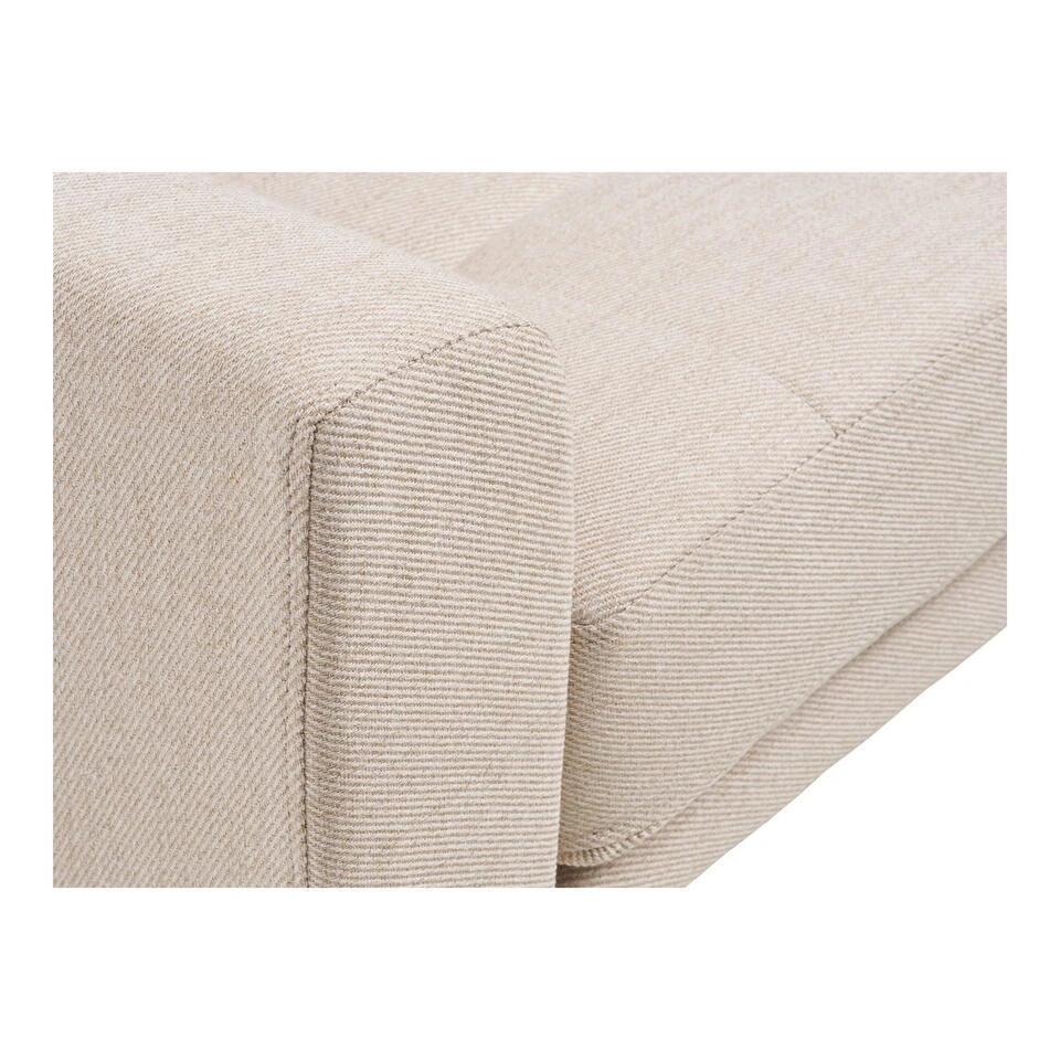 Fauteuil Zand Stof - 92x90x54cm - Lido 8 Fauteuil Zand Stof - 92x90x54cm - Lido - Afbeelding 6