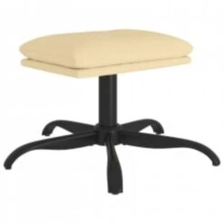 VidaXL Relaxstoel Met Voetenbank Crèmewit Fluweel -LeenBakker Winkel 6b4e8ad64767421da11903fd2f33bf47