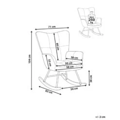 OULU - Schommelstoel - Donkergroen - Bouclé 14 OULU - Schommelstoel - Donkergroen - Bouclé -LeenBakker Winkel 6c7172c93aa942cbbea0aeb66e46d78b 3