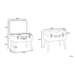 MALLARD - Hocker - Lichtbruin - Corduroy -LeenBakker Winkel 6d10300aeba543c08bff4f75835ae228