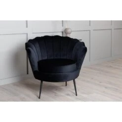 Svea - Rano Fauteuil - Velvet - Zwart 11 Svea - Rano Fauteuil - Velvet - Zwart -LeenBakker Winkel 6d5f29580466470da380970bd4d33735