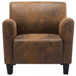VidaXL Fauteuil Kunstsuède Bruin 9 VidaXL Fauteuil Kunstsuède Bruin -LeenBakker Winkel 6e7e3cd7d2f54fbb9ca042271ac7b53d