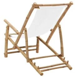 VidaXL - Terrasstoel - Wit - Bamboe En Canvas 14 VidaXL - Terrasstoel - Wit - Bamboe En Canvas -LeenBakker Winkel 6f5b6185a6824e27a1b3d64a6936e209